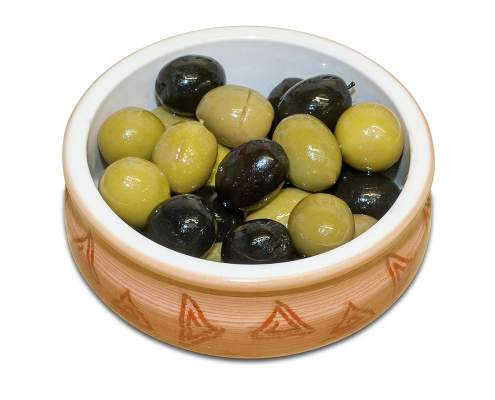 Porción de aceitunas